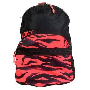 Fox Racing Black & Pink Camo Backpack - Y2K Old School Bag - Style #14943